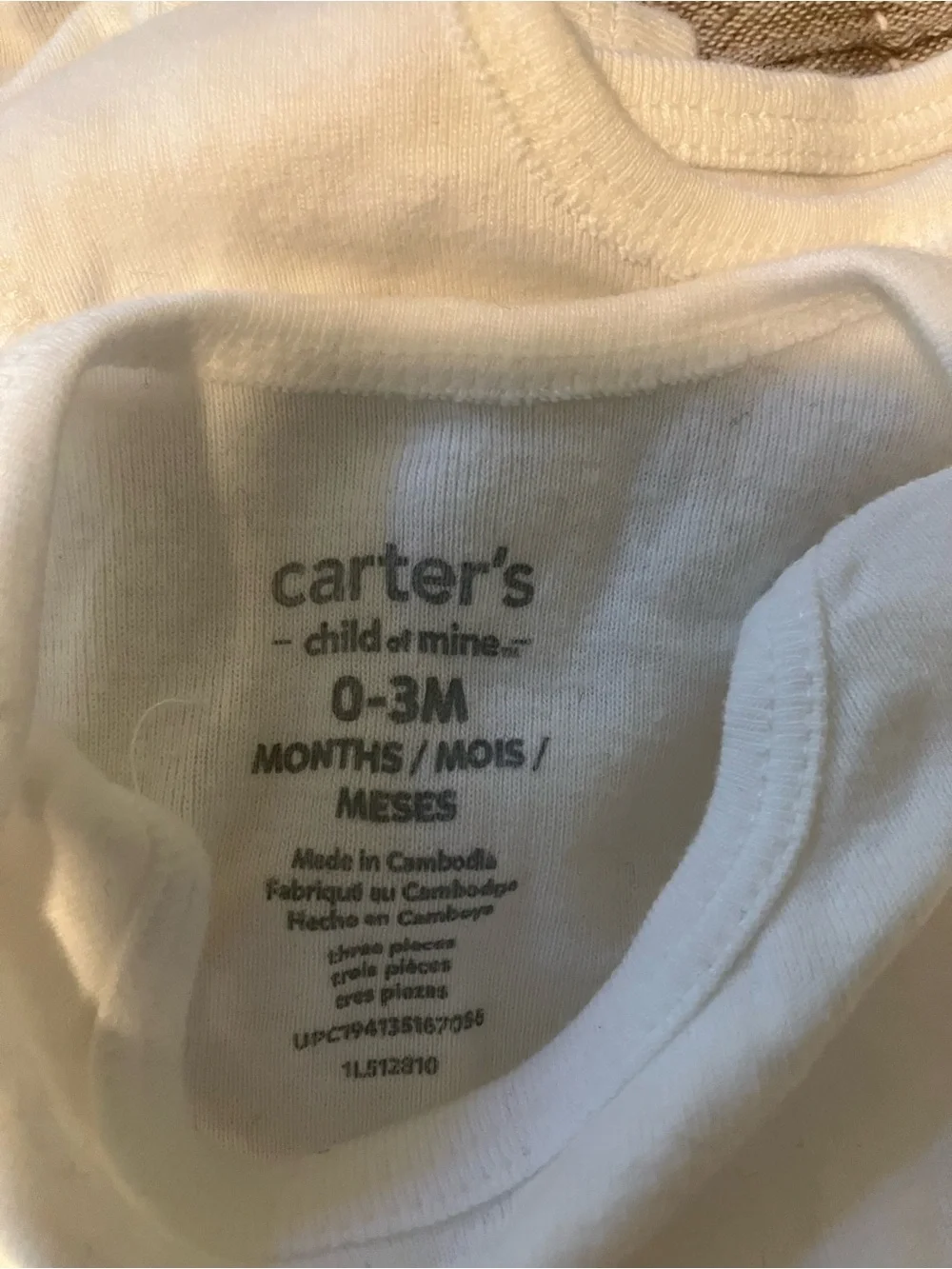 White Short-Sleeve Baby Bodysuit 3 Pack